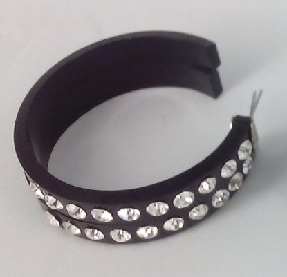 PENDIENTES ARO METACRISTAL E BLACK