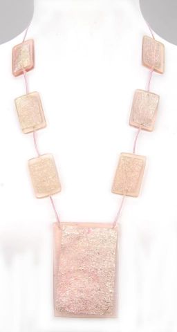 COLLAR BANTU AG RECT. G ROSA