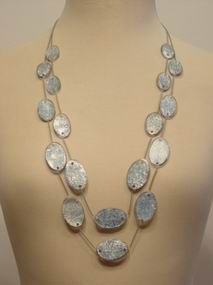 COLLAR BANTU AG OVAL P AZUL