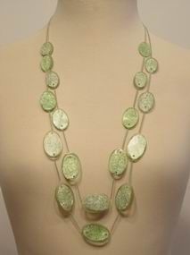 COLLAR BANTU AG OVAL P VERDE