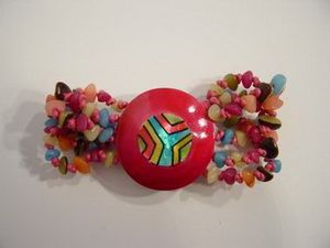 PULSERA MADERA+CONCHA INCRUS