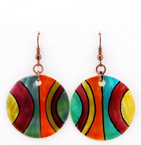PENDIENTES CONCHA DECOR. ARCOS