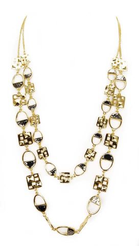 COLLAR LARGO 2V ERMMIT DORADO
