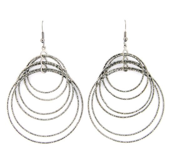PENDIENTES PAV AROS ENLAZADOS