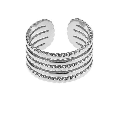 ANILLO ACERO 5R BLANCO