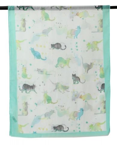 FOULARD GATOS VERDE