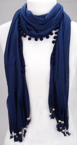 FOULARD COLLAR BORLAS NEGRO